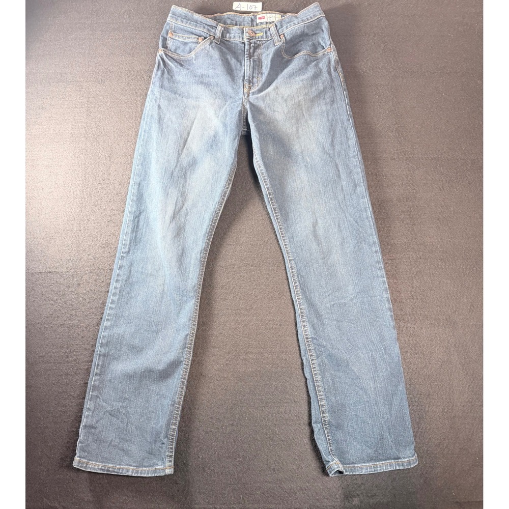Wrangler Mens Straight Fit Dark Wash Denim Jeans 29x30 95STWTW